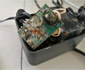 变形的电池