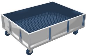 移动式动力电池浸泡池