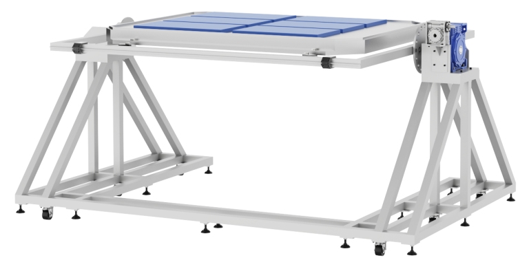 移动式电池包翻转架GHCJ-FZT-YL01