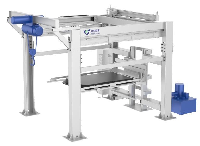 固恒能源电池包翻转拆解机